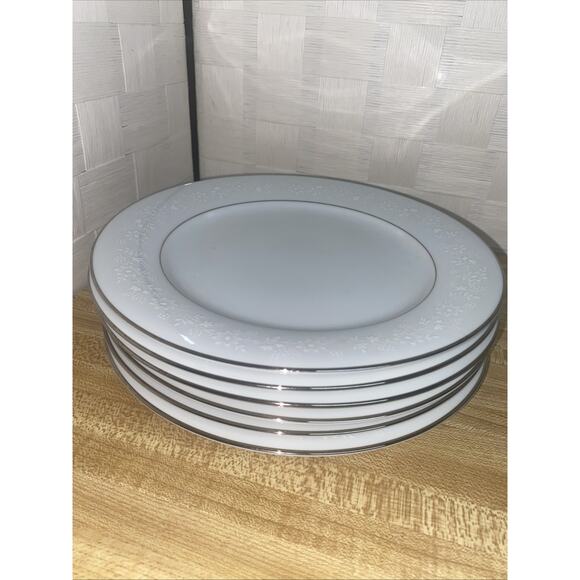 Set Of 6 Noritake Buckingham 6438 8.25" Bread /Salad Plates Made In Japan - Picture 5 of 7